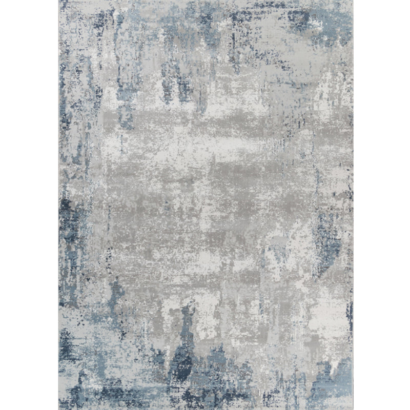 Formal Abstract Pattern Rug Multi Color Cotton Blend Indoor Rug Non-Slip Backing Pet Friendly Area Carpet for Living Room Gray-Khaki Clearhalo 'Area Rug' 'Rug' 2301103