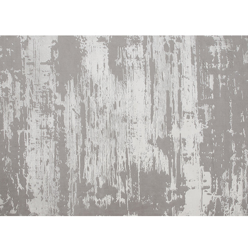 Chinese Style Abstract Print Rug Multi Colored Cotton Blend Carpet Non-Slip Backing Stain-Resistant Indoor Rug for Parlor Gray-White Clearhalo 'Area Rug' 'Rug' 2301109