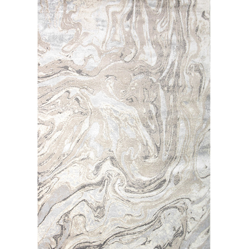 Cyberpunk Abstract Printed Rug Multi Colored Polypropylene Area Carpet Non-Slip Backing Pet Friendly Indoor Rug for Decor Dark Beige Clearhalo 'Area Rug' 'Rug' 2301166