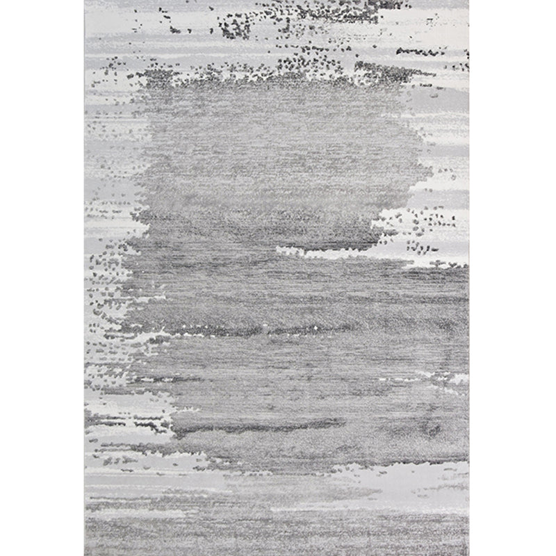 Cyberpunk Abstract Printed Rug Multi Colored Polypropylene Area Carpet Non-Slip Backing Pet Friendly Indoor Rug for Decor Light Gray-Black Clearhalo 'Area Rug' 'Rug' 2301175