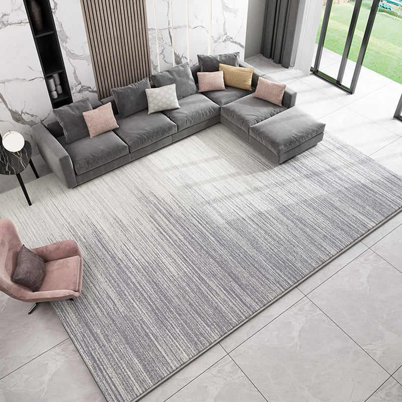 Multi Colored Abstract Print Rug Polyster Nordic Area Carpet Non-Slip Easy Care Pet Friendly Indoor Rug for Living Room Gray-White Clearhalo 'Area Rug' 'Rug' 2301200