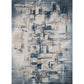Industrial Living Room Rug Multi Color Abstract Print Carpet Cotton Blend Easy Care Machine Washable Area Rug Dark Blue-Black Clearhalo 'Area Rug' 'Rug' 2301294