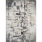 Industrial Living Room Rug Multi Color Abstract Print Carpet Cotton Blend Easy Care Machine Washable Area Rug Dark Gray-Black Clearhalo 'Area Rug' 'Rug' 2301303
