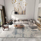 Formal Abstract Print Rug Multi Color Cotton Blend Area Carpet Non-Slip Backing Machine Washable Indoor Rug for Living Room Light Gray-Black Clearhalo 'Area Rug' 'Rug' 2301317