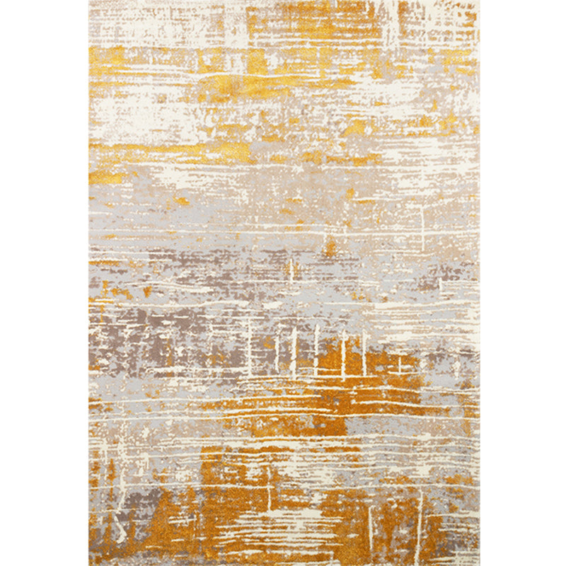 Multi Colored Cyberpunk Rug Polyster Abstract Printed Area Carpet Non-Slip Backing Pet Friendly Area Rug for Parlor Orange-Red 5'3" x 7'7" Clearhalo 'Area Rug' 'Rug' 2301337
