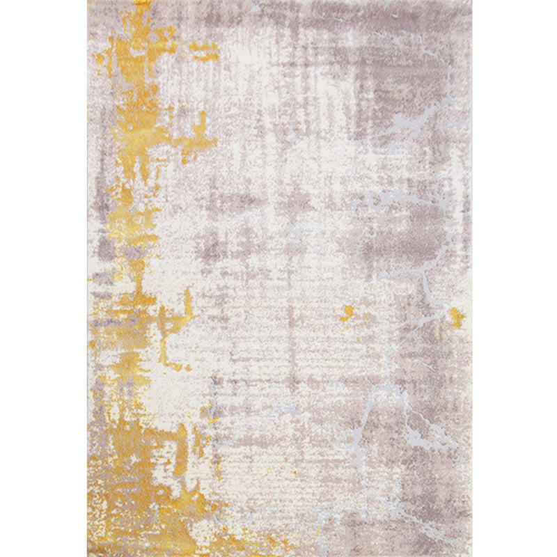 Multi Colored Cyberpunk Rug Polyster Abstract Printed Area Carpet Non-Slip Backing Pet Friendly Area Rug for Parlor Yellow Clearhalo 'Area Rug' 'Rug' 2301339