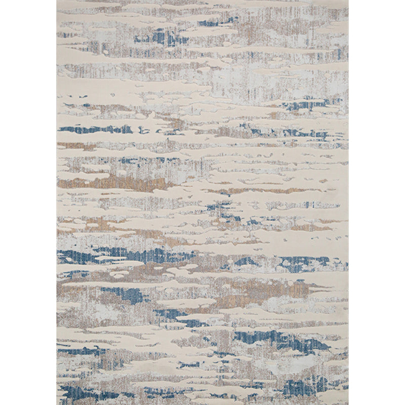 Industrial Living Room Rug Multi Color Abstract Printed Area Carpet Polyster Easy Care Pet Friendly Washable Rug Gray-Khaki Clearhalo 'Area Rug' 'Rug' 2301399