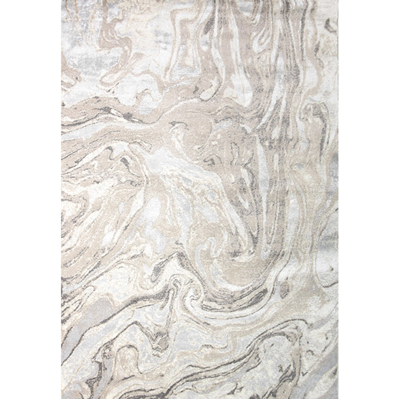 Industrial Abstract Printed Rug Multi Colored Polyster Area Carpet Anti-Slip Backing Pet Friendly Indoor Rug for Living Room Black Gray-White Clearhalo 'Area Rug' 'Rug' 2301415