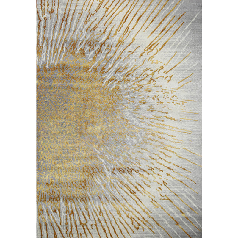 Industrial Abstract Printed Rug Multi Colored Polyster Area Carpet Anti-Slip Backing Pet Friendly Indoor Rug for Living Room Beige Clearhalo 'Area Rug' 'Rug' 2301416