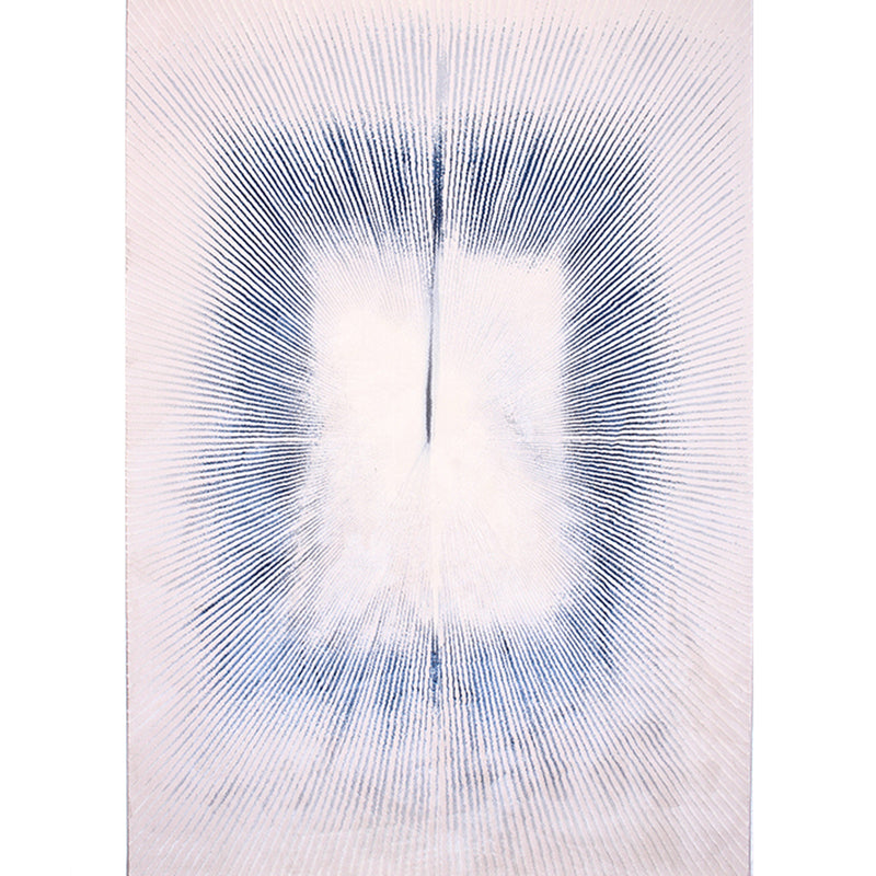Nordic Living Room Rug Multi Colored Abstract Printed Indoor Rug Cotton Blend Anti-Slip Backing Pet Friendly Carpet Pink-Blue Clearhalo 'Area Rug' 'Rug' 2301419