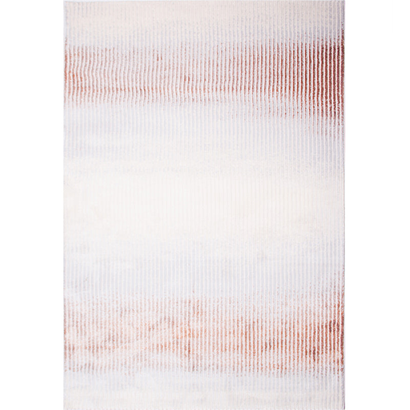 Nordic Living Room Rug Multi Colored Abstract Printed Indoor Rug Cotton Blend Anti-Slip Backing Pet Friendly Carpet Pink-White Clearhalo 'Area Rug' 'Rug' 2301426