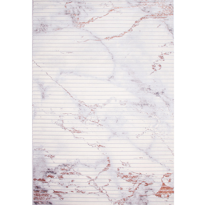 Nordic Living Room Rug Multi Colored Abstract Printed Indoor Rug Cotton Blend Anti-Slip Backing Pet Friendly Carpet Pink Clearhalo 'Area Rug' 'Rug' 2301433