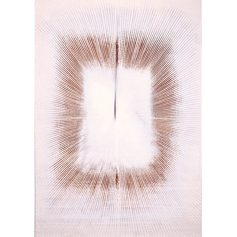 Nordic Living Room Rug Multi Colored Abstract Printed Indoor Rug Cotton Blend Anti-Slip Backing Pet Friendly Carpet Nude Pink Clearhalo 'Area Rug' 'Rug' 2301435