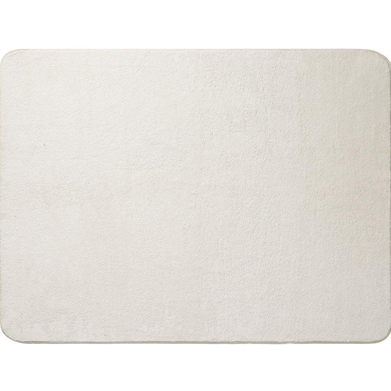 Casual Bedroom Rug Multi Colored Solid Color Area Carpet Lamb Wool Non-Slip Backing Pet Friendly Rug Clearhalo 'Area Rug' 'Casual' 'Rugs' Rug' 2301563