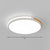 Bedroom Ceiling Light Fixture Minimalist Flush Mount Led Light with Round Acrylic Shade White 12" Clearhalo 'Ceiling Lights' 'Close To Ceiling Lights' 'Close to ceiling' 'Flush mount' Lighting' 2307450
