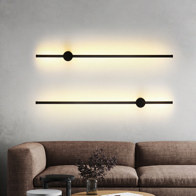 Swivelable Stick Wall Sconce Lighting Minimalist Metal Bedside LED Wall Mount Light Clearhalo 'Cast Iron' 'Glass' 'Industrial' 'Modern wall lights' 'Modern' 'Tiffany' 'Traditional wall lights' 'Wall Lamps & Sconces' 'Wall Lights' Lighting' 2307854