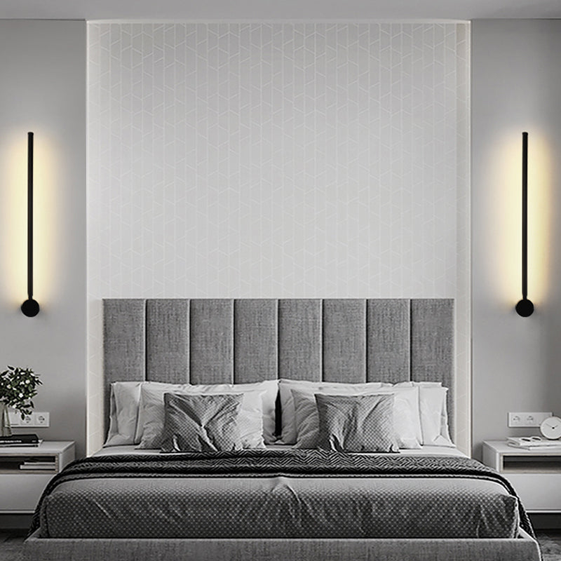 Swivelable Stick Wall Sconce Lighting Minimalist Metal Bedside LED Wall Mount Light Clearhalo 'Cast Iron' 'Glass' 'Industrial' 'Modern wall lights' 'Modern' 'Tiffany' 'Traditional wall lights' 'Wall Lamps & Sconces' 'Wall Lights' Lighting' 2307856
