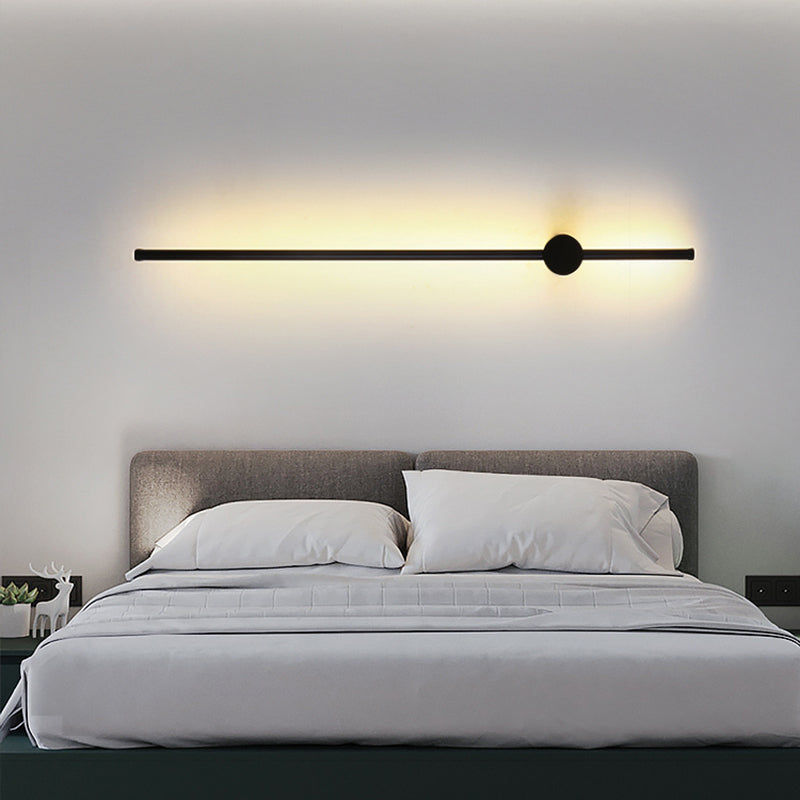 Swivelable Stick Wall Sconce Lighting Minimalist Metal Bedside LED Wall Mount Light Clearhalo 'Cast Iron' 'Glass' 'Industrial' 'Modern wall lights' 'Modern' 'Tiffany' 'Traditional wall lights' 'Wall Lamps & Sconces' 'Wall Lights' Lighting' 2307860