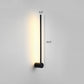 Swivelable Stick Wall Sconce Lighting Minimalist Metal Bedside LED Wall Mount Light Black 23.5" Warm Clearhalo 'Cast Iron' 'Glass' 'Industrial' 'Modern wall lights' 'Modern' 'Tiffany' 'Traditional wall lights' 'Wall Lamps & Sconces' 'Wall Lights' Lighting' 2307865