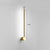Swivelable Stick Wall Sconce Lighting Minimalist Metal Bedside LED Wall Mount Light Gold 23.5" White Clearhalo 'Cast Iron' 'Glass' 'Industrial' 'Modern wall lights' 'Modern' 'Tiffany' 'Traditional wall lights' 'Wall Lamps & Sconces' 'Wall Lights' Lighting' 2307870