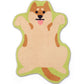 Irregular Shape Animal Rug Multi Colored Unique Indoor Rug Super Fiber Non-Slip Backing Pet Friendly Carpet for Room Yellow-Brown Clearhalo 'Area Rug' 'Rug' 2308894