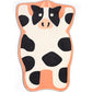 Irregular Shape Animal Rug Multi Colored Unique Indoor Rug Super Fiber Non-Slip Backing Pet Friendly Carpet for Room Black-White Clearhalo 'Area Rug' 'Rug' 2308897