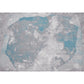 Casual Decoration Rug Multi Colored Abstract Pattern Indoor Rug Cotton Blend Anti-Slip Backing Pet Friendly Carpet Light Gray Clearhalo 'Area Rug' 'Rug' 2308925