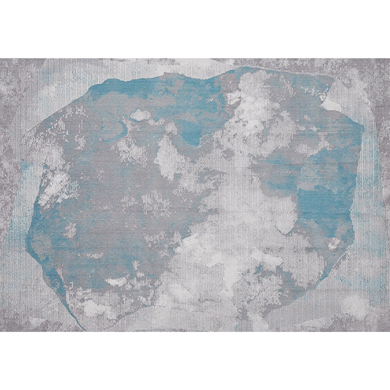 Casual Decoration Rug Multi Colored Abstract Pattern Indoor Rug Cotton Blend Anti-Slip Backing Pet Friendly Carpet Light Gray Clearhalo 'Area Rug' 'Rug' 2308925