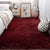 Relaxing Bedroom Rug Multi Colored Solid Color Indoor Rug Pet Friendly Easy Care Washable Area Carpet Burgundy Clearhalo 'Area Rug' 'Casual' 'Rugs' Rug' 2309066