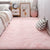 Relaxing Bedroom Rug Multi Colored Solid Color Indoor Rug Pet Friendly Easy Care Washable Area Carpet Pink Clearhalo 'Area Rug' 'Casual' 'Rugs' Rug' 2309079