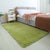 Contemporary Bedroom Rug Multi Colored Solid Color Indoor Rug Polyster Non-Slip Backing Pet Friendly Area Carpet Green Clearhalo 'Area Rug' 'Casual' 'Rugs' Rug' 2309084