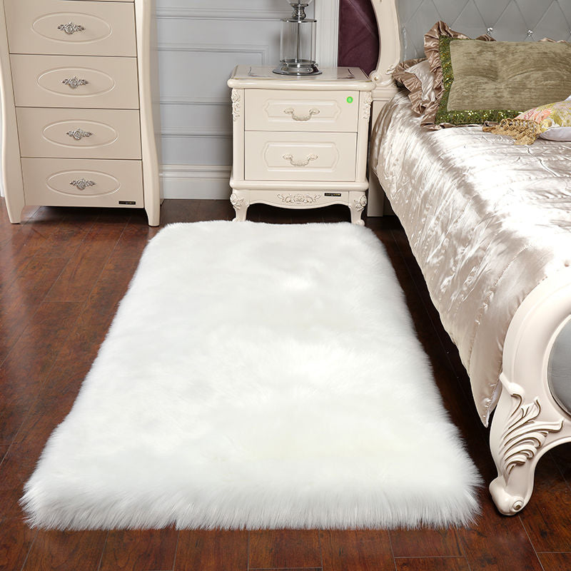 Minimalist Bedroom Rug Multi Color Solid Color Indoor Rug Polypropylene Non-Slip Backing Pet Friendly Area Carpet Clearhalo 'Area Rug' 'Casual' 'Rugs' Rug' 2309098