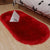 Novelty Bedroom Rug Multi Colored Solid Color Indoor Rug Polypropylene Pet Friendly Washable Easy Care Carpet Red Clearhalo 'Area Rug' 'Casual' 'Rugs' Rug' 2309115