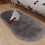 Novelty Bedroom Rug Multi Colored Solid Color Indoor Rug Polypropylene Pet Friendly Washable Easy Care Carpet Light Gray Clearhalo 'Area Rug' 'Casual' 'Rugs' Rug' 2309125