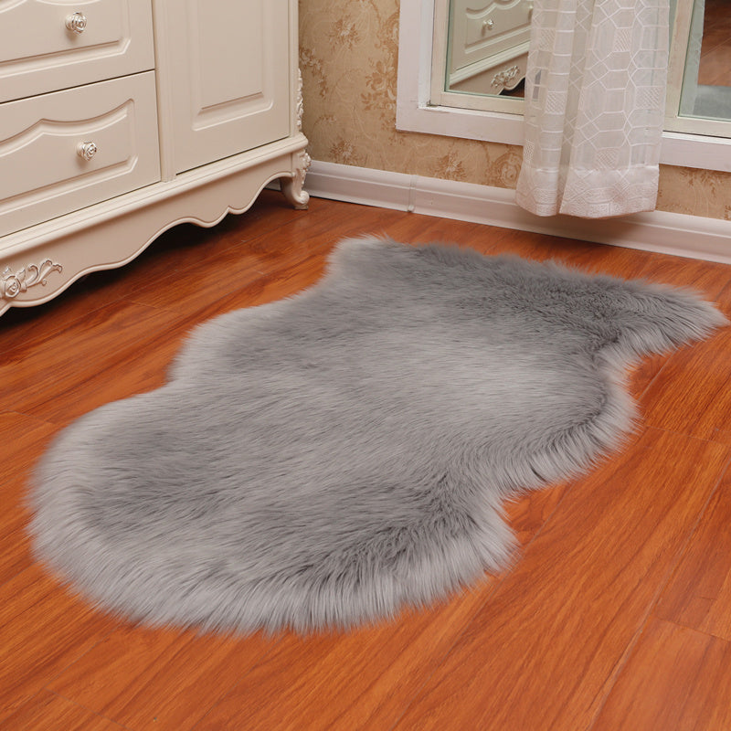Colred Shape Rug Irregular Shape Solid Color Rug Multi Colored Calming Indoor Rug ...