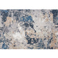 Novelty Decoration Rug Multi Colored Abstract Printed Area Carpet Cotton Blend Non-Slip Backing Easy Care Rug Gray Blue 5'1" x 7'7" Clearhalo 'Area Rug' 'Rug' 2309215