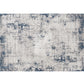Novelty Decoration Rug Multi Colored Abstract Printed Area Carpet Cotton Blend Non-Slip Backing Easy Care Rug Gray-Blue 5'1" x 7'7" Clearhalo 'Area Rug' 'Rug' 2309218