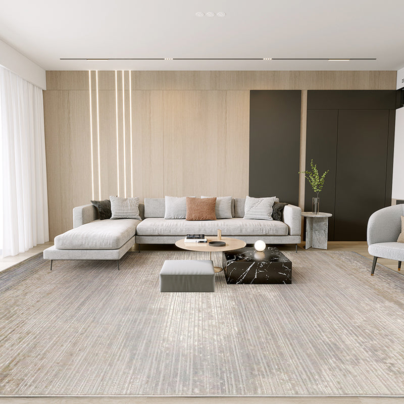 Multi-Color Simple Rug Polyster Abstract Printed Area Carpet Easy Care Pet Friendly Indoor Rug for Decoration Dark Beige Clearhalo 'Area Rug' 'Rug' 2309223
