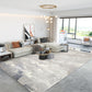Multi-Color Simple Rug Polyster Abstract Printed Area Carpet Easy Care Pet Friendly Indoor Rug for Decoration Light Gray-White Clearhalo 'Area Rug' 'Rug' 2309226