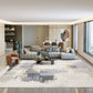 Multi-Color Simple Rug Polyster Abstract Printed Area Carpet Easy Care Pet Friendly Indoor Rug for Decoration Light Gray Clearhalo 'Area Rug' 'Rug' 2309228