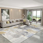 Multi-Color Simple Rug Polyster Abstract Printed Area Carpet Easy Care Pet Friendly Indoor Rug for Decoration Gray-White Clearhalo 'Area Rug' 'Rug' 2309234
