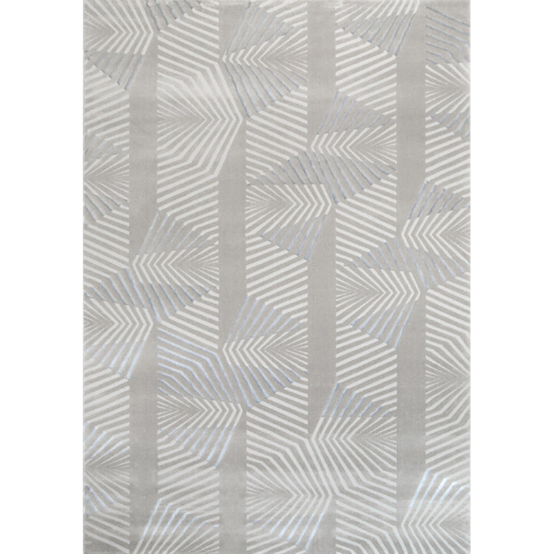Casual Abstract Printed Rug Multi Colored Polypropylene Indoor Rug Non-Slip Backing Easy Care Carpet for Room Gray-Khaki Clearhalo 'Area Rug' 'Rug' 2309237
