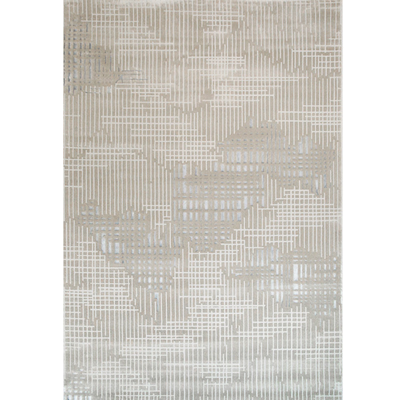 Casual Abstract Printed Rug Multi Colored Polypropylene Indoor Rug Non-Slip Backing Easy Care Carpet for Room Light Beige Clearhalo 'Area Rug' 'Rug' 2309239