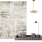 Nordic Abstract Printed Rug Multi Colored Polypropylene Area Carpet Non-Slip Backing Pet Friendly Indoor Rug for Decoration Gray-Khaki Clearhalo 'Area Rug' 'Rug' 2309257