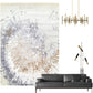 Nordic Abstract Printed Rug Multi Colored Polypropylene Area Carpet Non-Slip Backing Pet Friendly Indoor Rug for Decoration Dark Beige Clearhalo 'Area Rug' 'Rug' 2309263