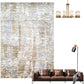 Nordic Abstract Printed Rug Multi Colored Polypropylene Area Carpet Non-Slip Backing Pet Friendly Indoor Rug for Decoration Beige Clearhalo 'Area Rug' 'Rug' 2309266