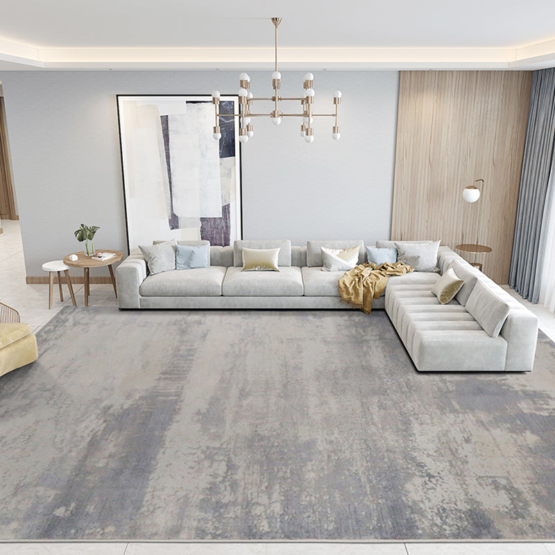 Casual Living Room Rug Multi Colored Abstract Pattern Indoor Rug Polypropylene Easy Care Washable Carpet Light Beige Clearhalo 'Area Rug' 'Rug' 2309312