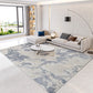 Casual Living Room Rug Multi Colored Abstract Pattern Indoor Rug Polypropylene Easy Care Washable Carpet Light Blue-White Clearhalo 'Area Rug' 'Rug' 2309317