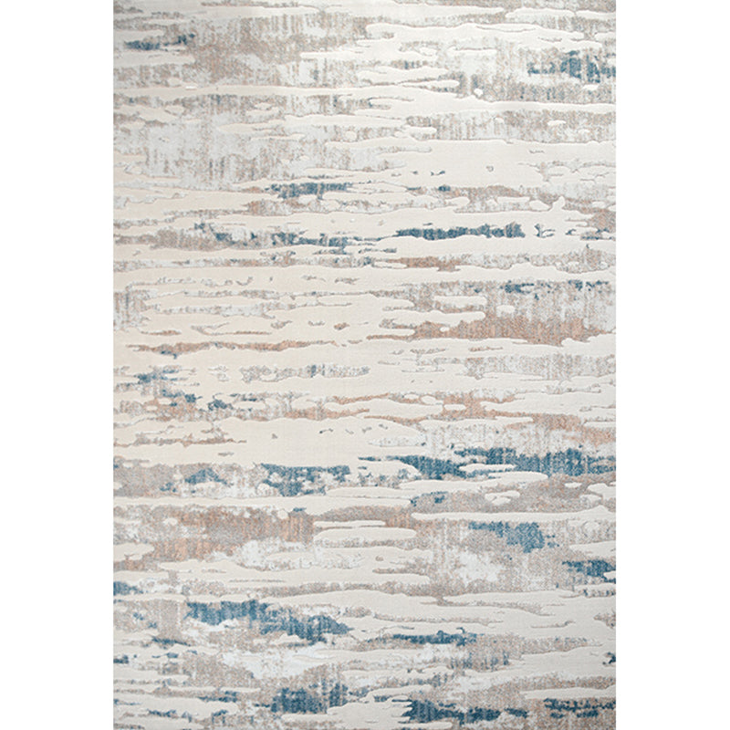 Calming Decoration Rug Multi Colored Abstract Pattern Indoor Rug Polyster Anti-Slip Backing Pet Friendly Area Carpet Gray-Blue Clearhalo 'Area Rug' 'Rug' 2309376