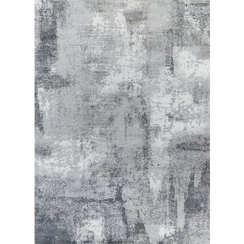 Novelty Living Room Rug Multi Color Abstract Printed Indoor Rug Cotton Blend Non-Slip Stain-Resistant Carpet Ligth Gray-Red Clearhalo 'Area Rug' 'Rug' 2309408